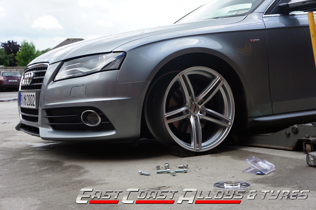 OEMS 120 Alloy wheels. Trial fit on an Audi B8